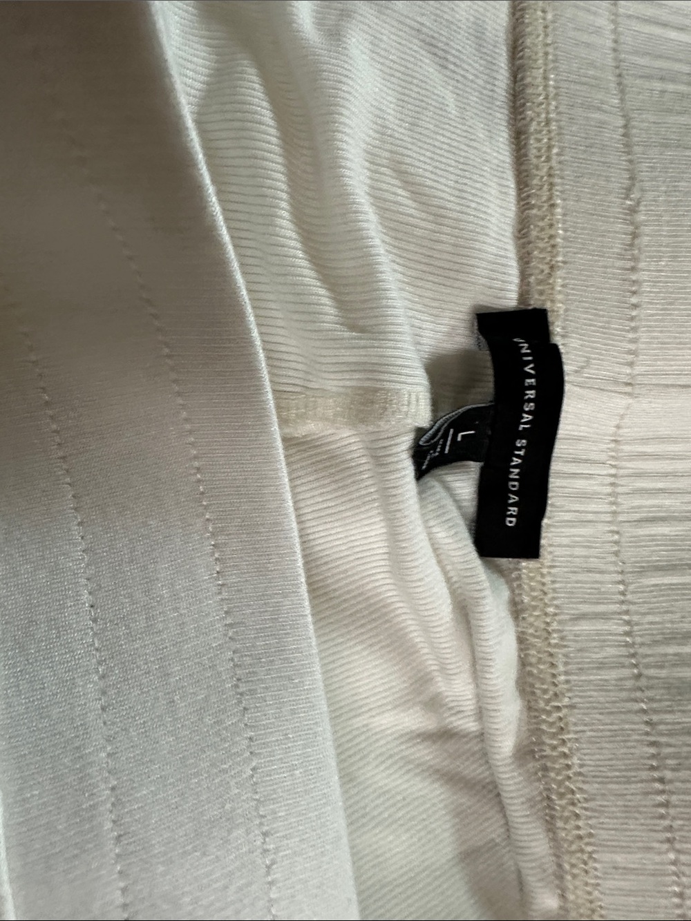 Universal Standard Cream Boot Cut Pants